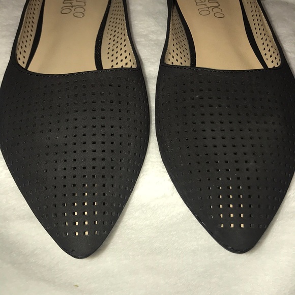 Franco Sarto size 9m womens black flats - Picture 2 of 10